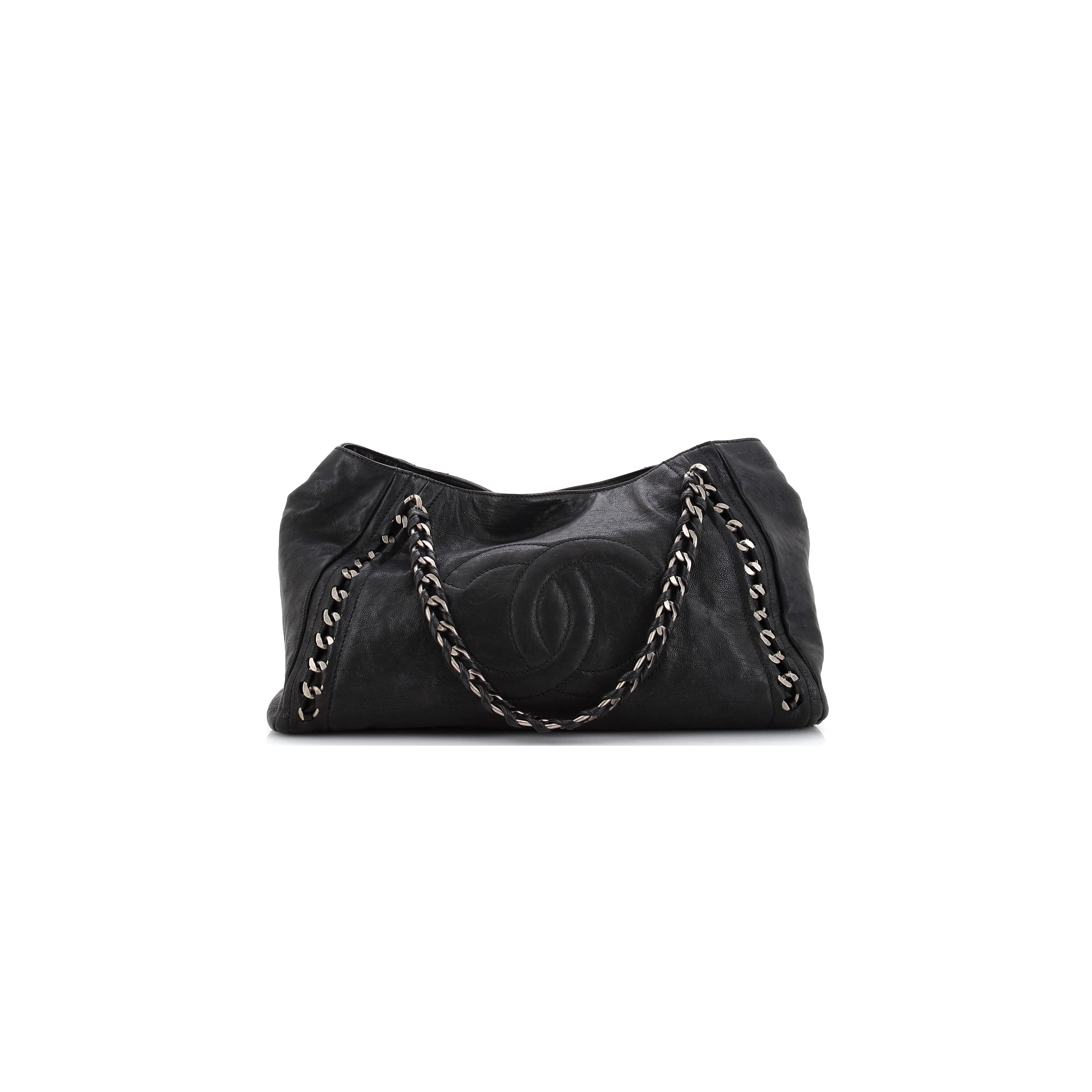 CHANEL MODERN CHAIN TOTE CALFSKIN EAST WEST (44*25*18cm)